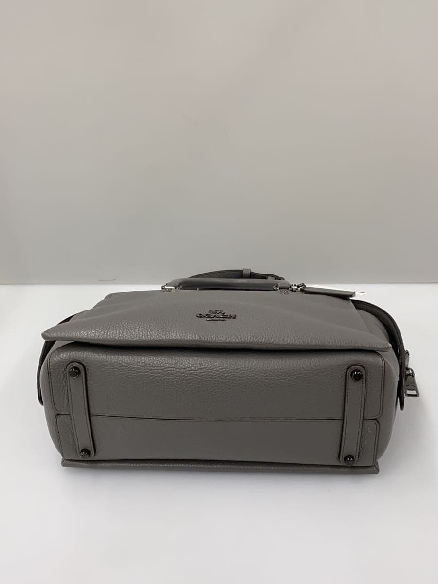 COACH Handbag_All Leather Leather GRY 67710 4