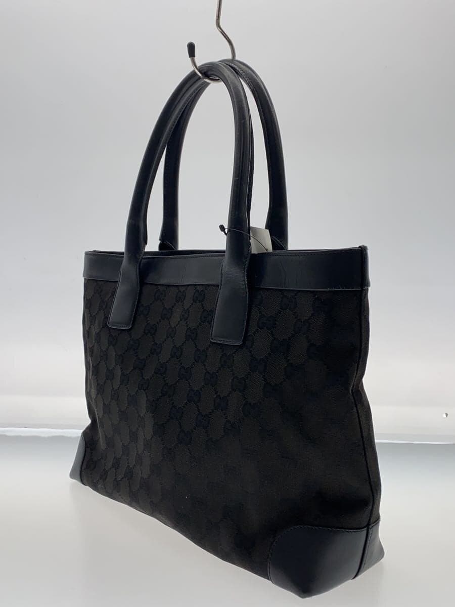 GUCCI Tote Bag_GG Canvas Canvas BLK 002･1119 2