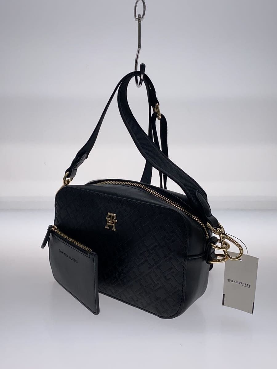 TOMMY HILFIGER shoulder bag -- BLK all-over pattern 2