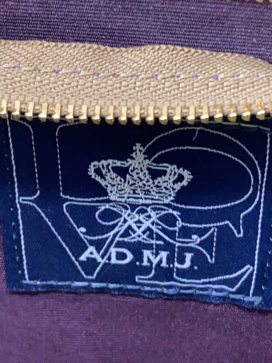 A.D.M.J. handbag leather KHK 7