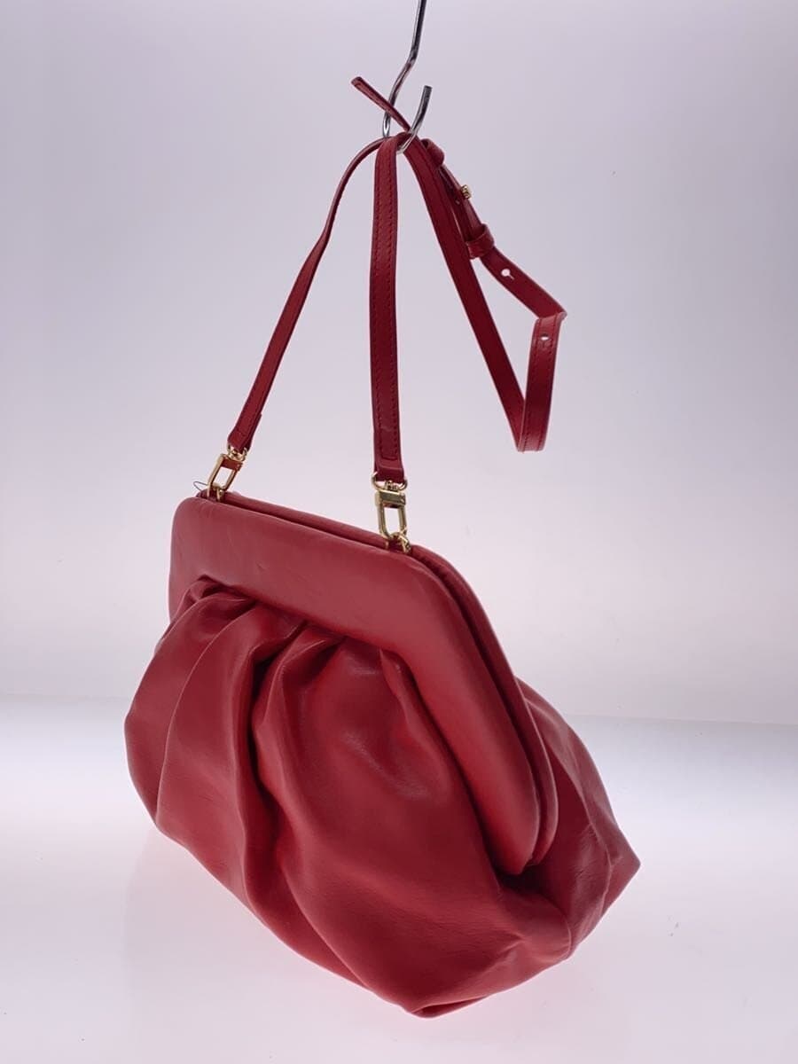 Other Brand THE MOIRE Shoulder Bag Leather Red 2