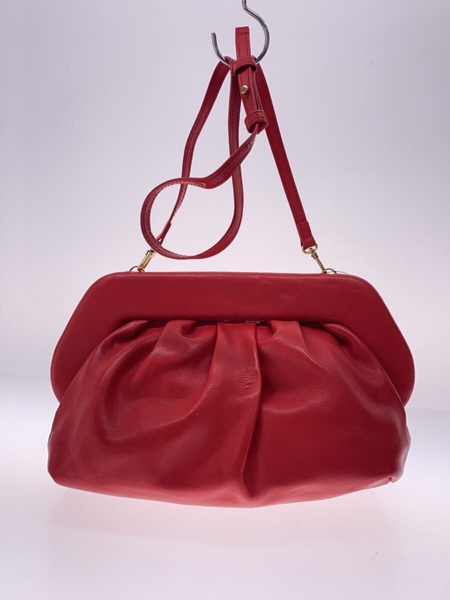 Other Brand THE MOIRE Shoulder Bag Leather Red 3
