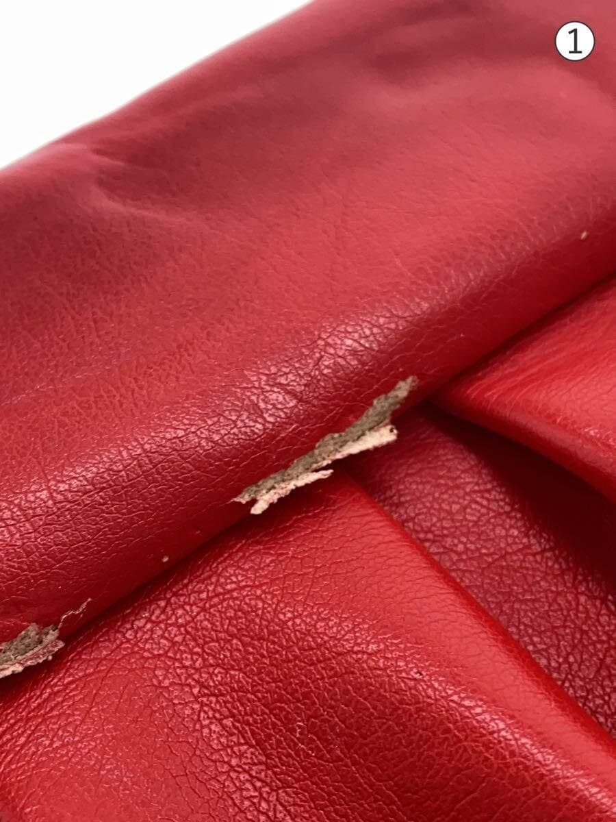 Other Brand THE MOIRE Shoulder Bag Leather Red 7