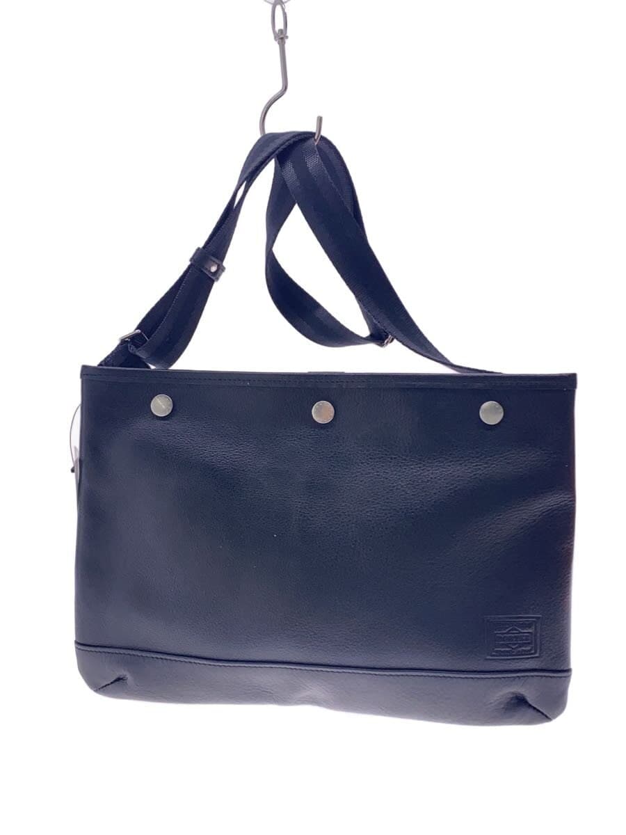 PORTER Shoulder Bag Leather Black