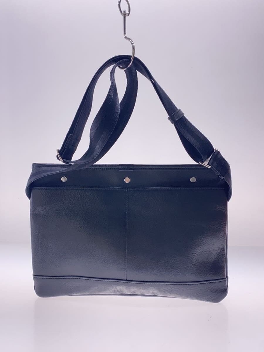 PORTER Shoulder Bag Leather Black 3