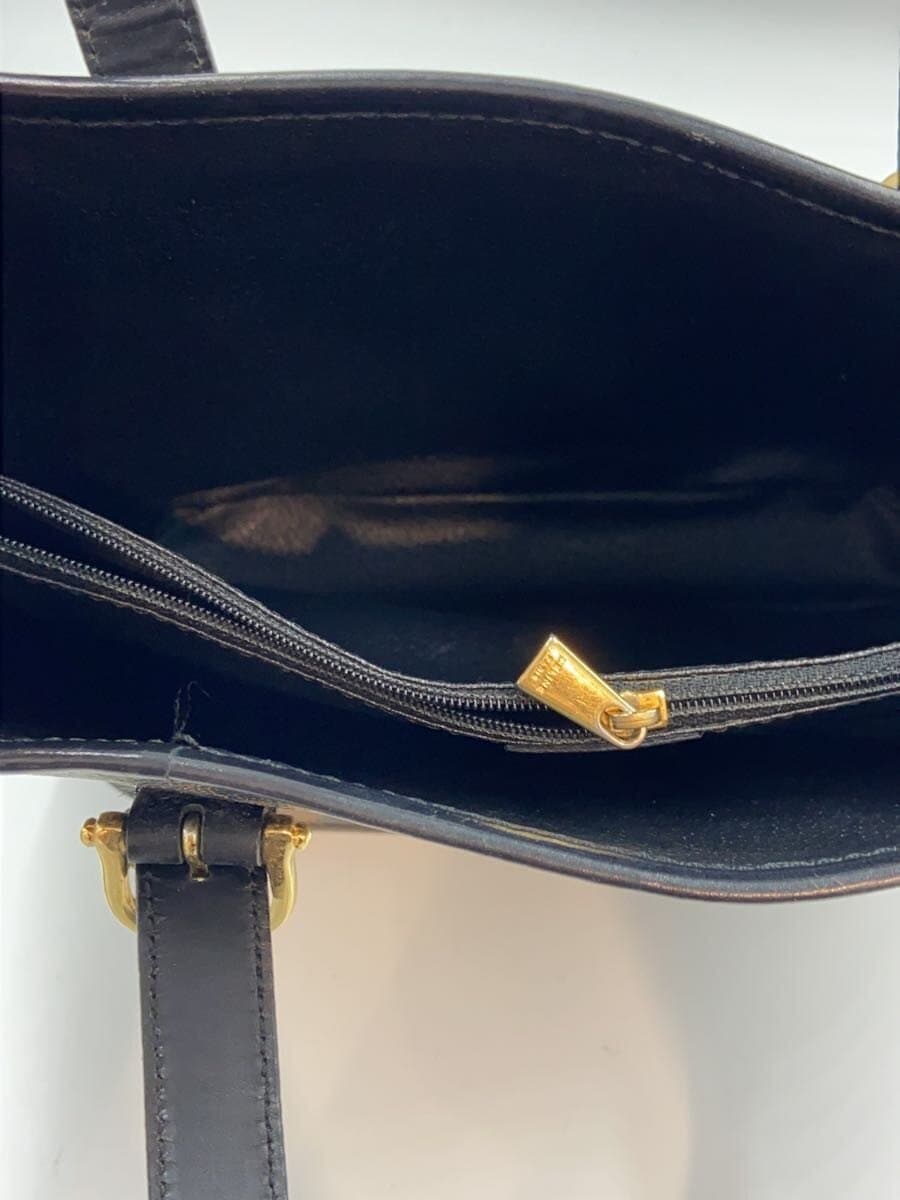 CELINE Handbag Macadam Pattern Leather Brown 6