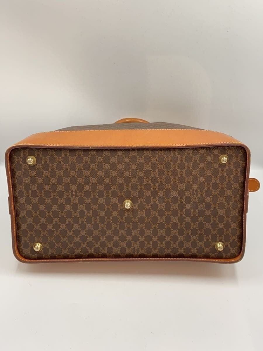 CELINE Handbag PVC Brown All-over Print 4