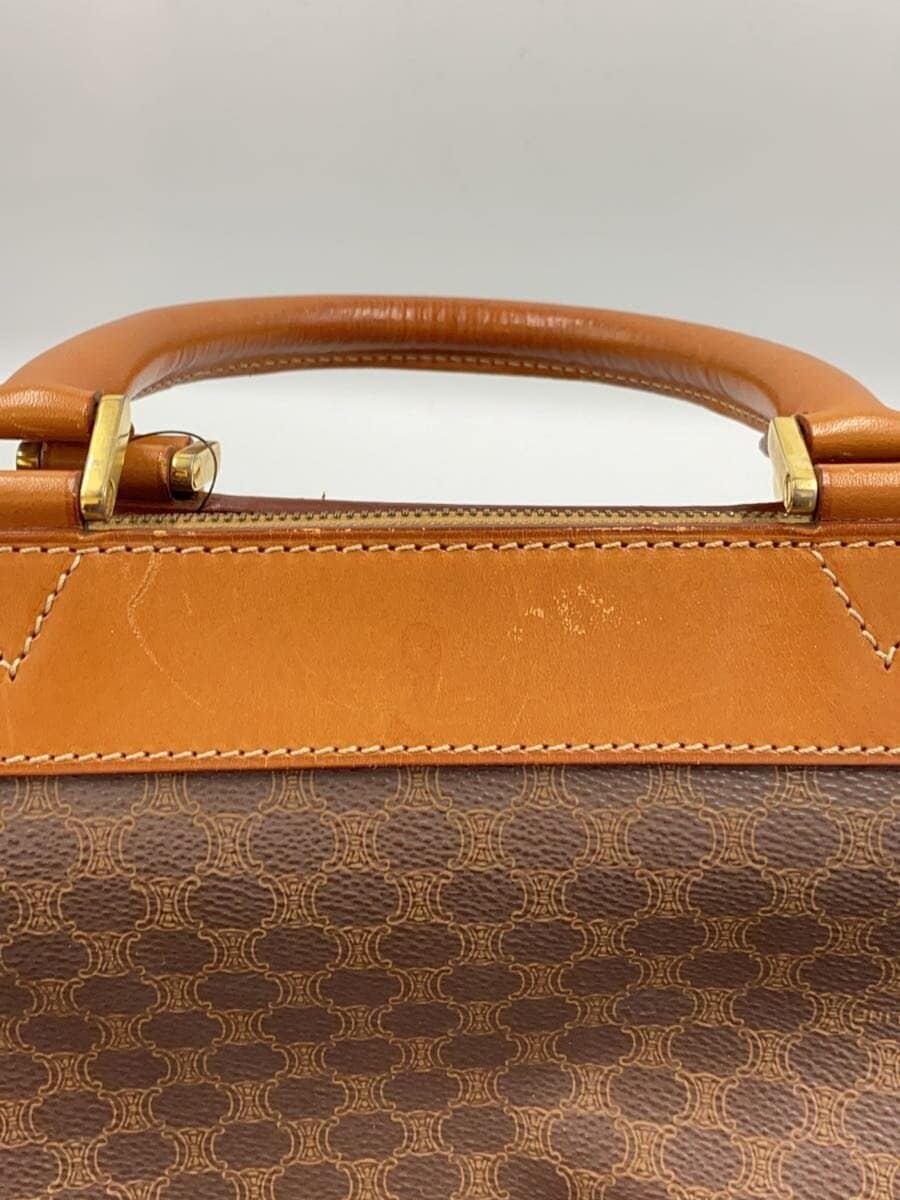 CELINE Handbag PVC Brown All-over Print 8