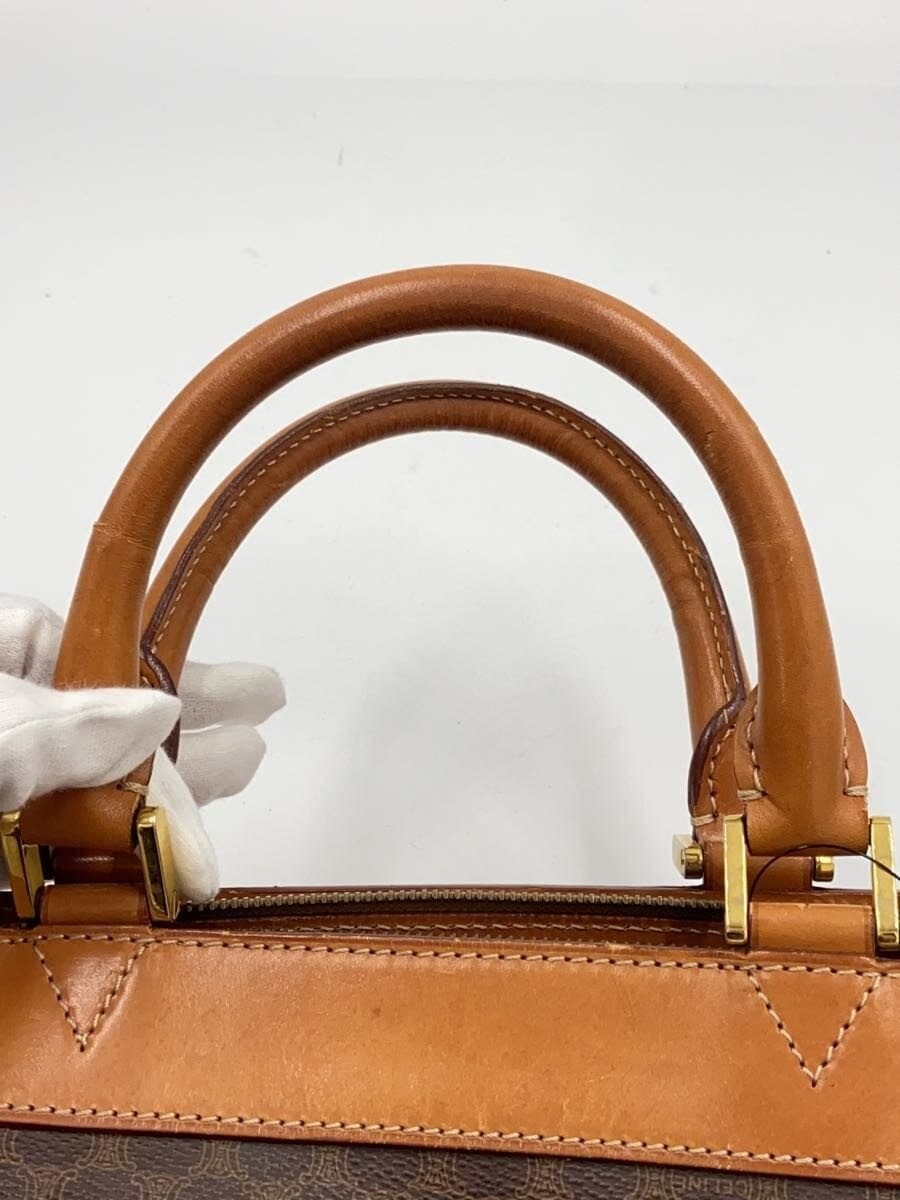 CELINE Handbag PVC Brown All-over Print 9