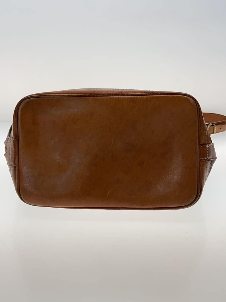 CELINEOLD Drawstring Bag Macadam Pattern Shoulder Bag PVC Brown All Over 4