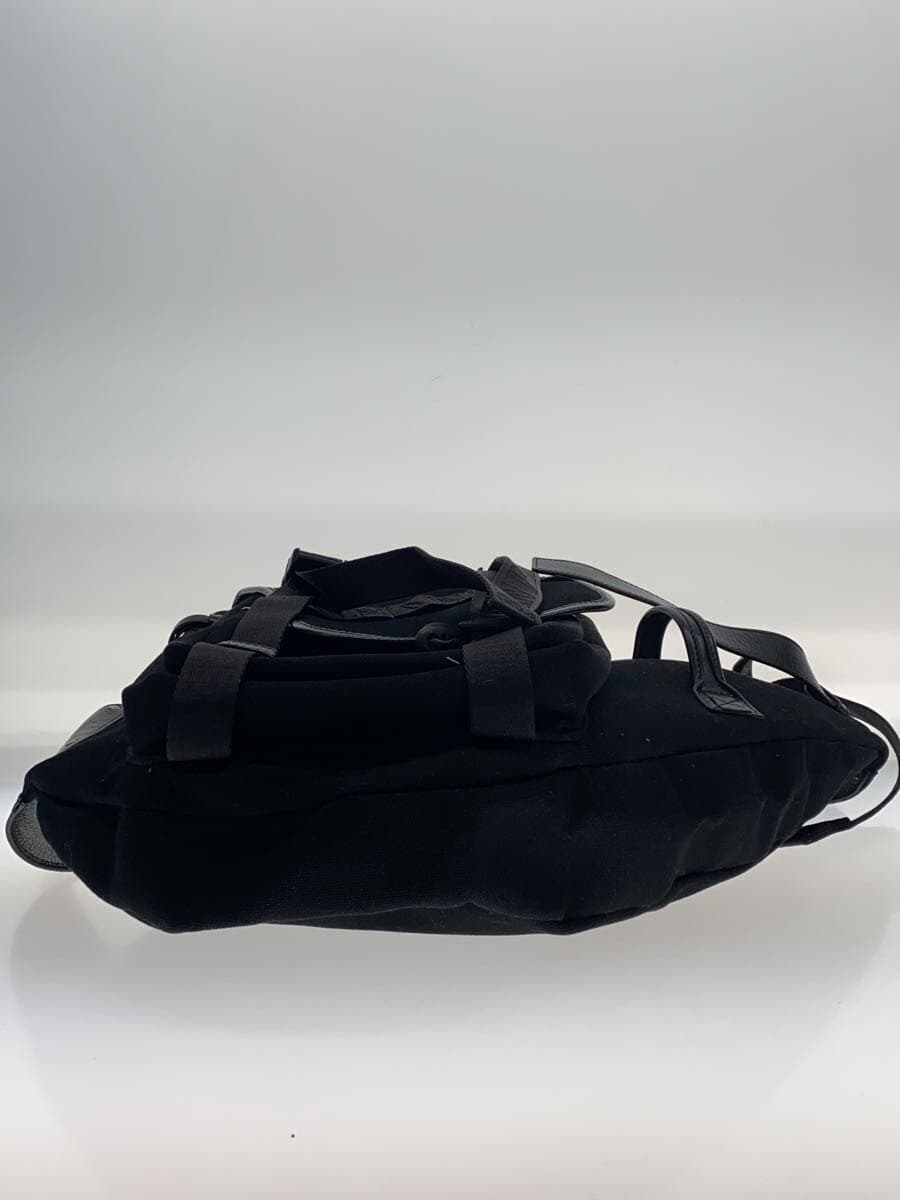 BALMAIN Shoulder Bag Canvas Black 4