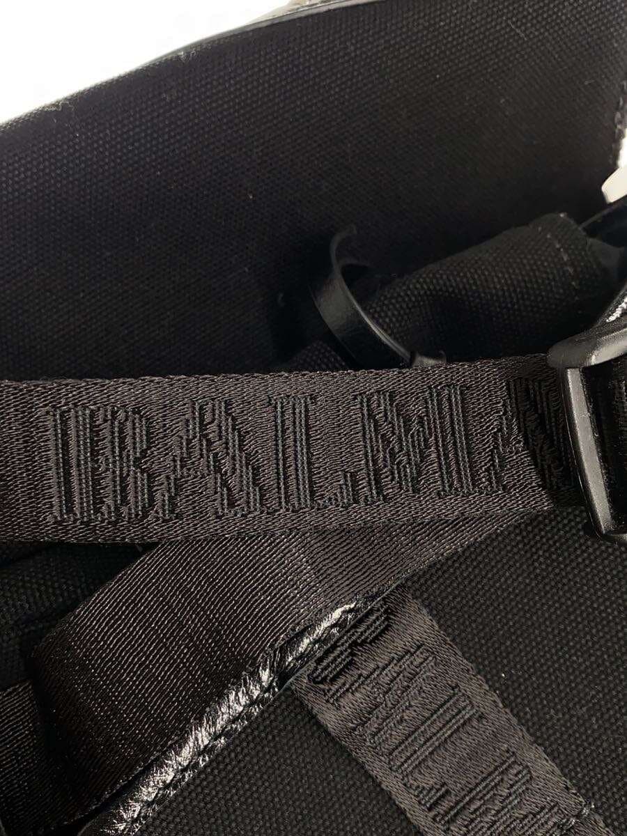 BALMAIN Shoulder Bag Canvas Black 5