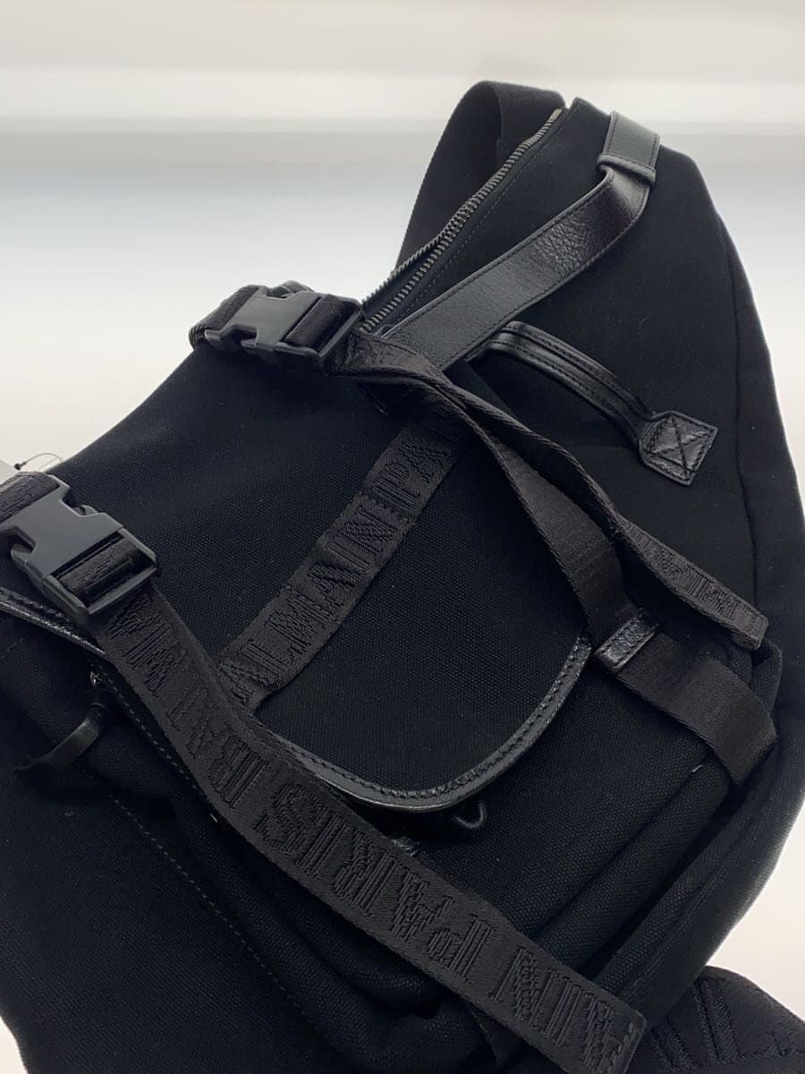 BALMAIN Shoulder Bag Canvas Black 7