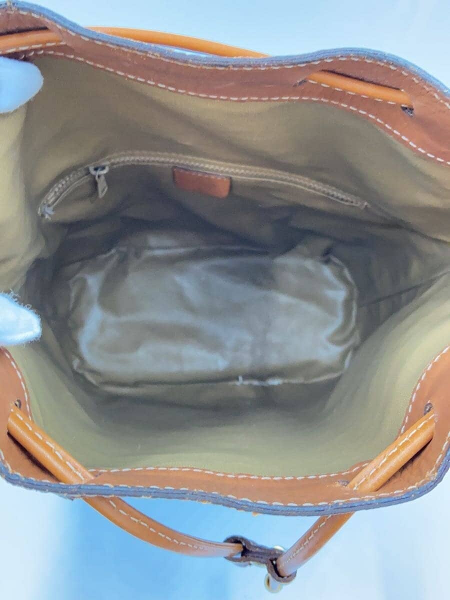 CELINE Shoulder Bag Brown All-over Print 6