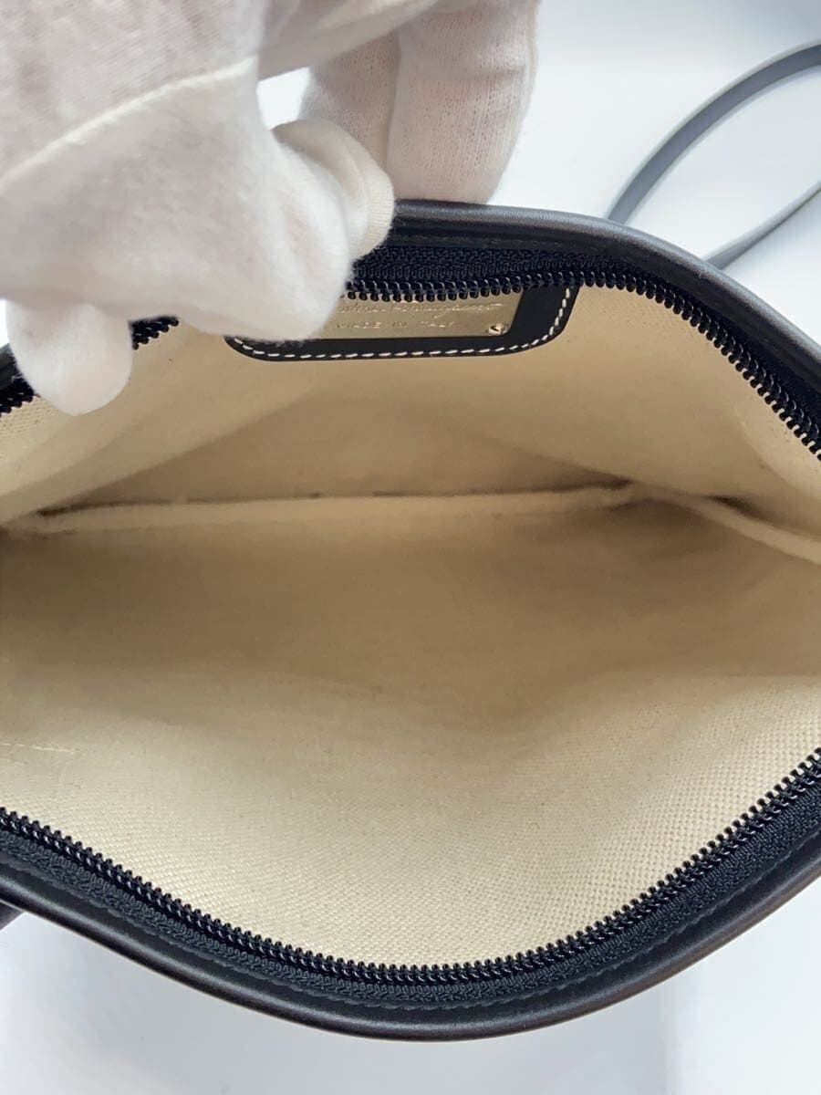 Salvatore Ferragamo Shoulder Bag PVC Brown All-over Print 6