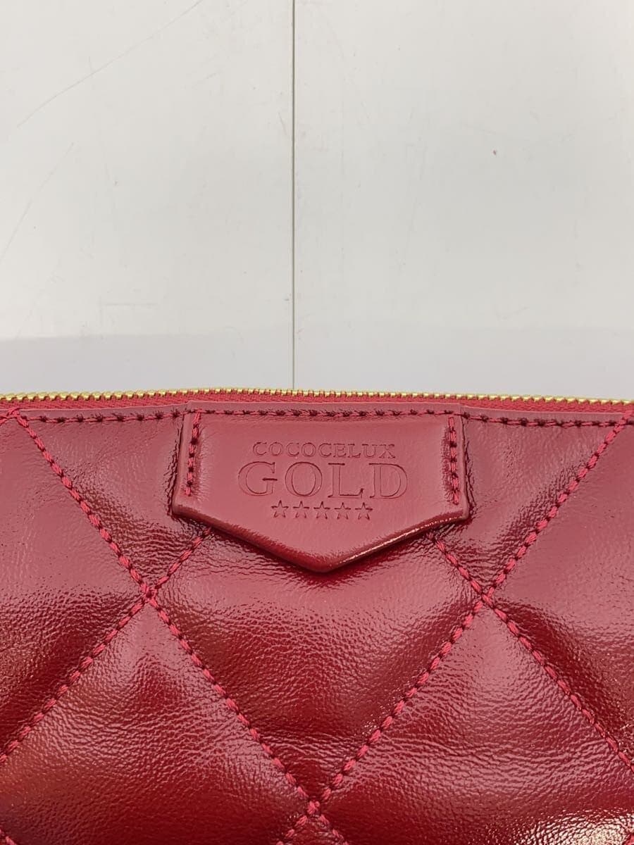 COCOCELUX GOLD Shoulder Bag RED Solid 5