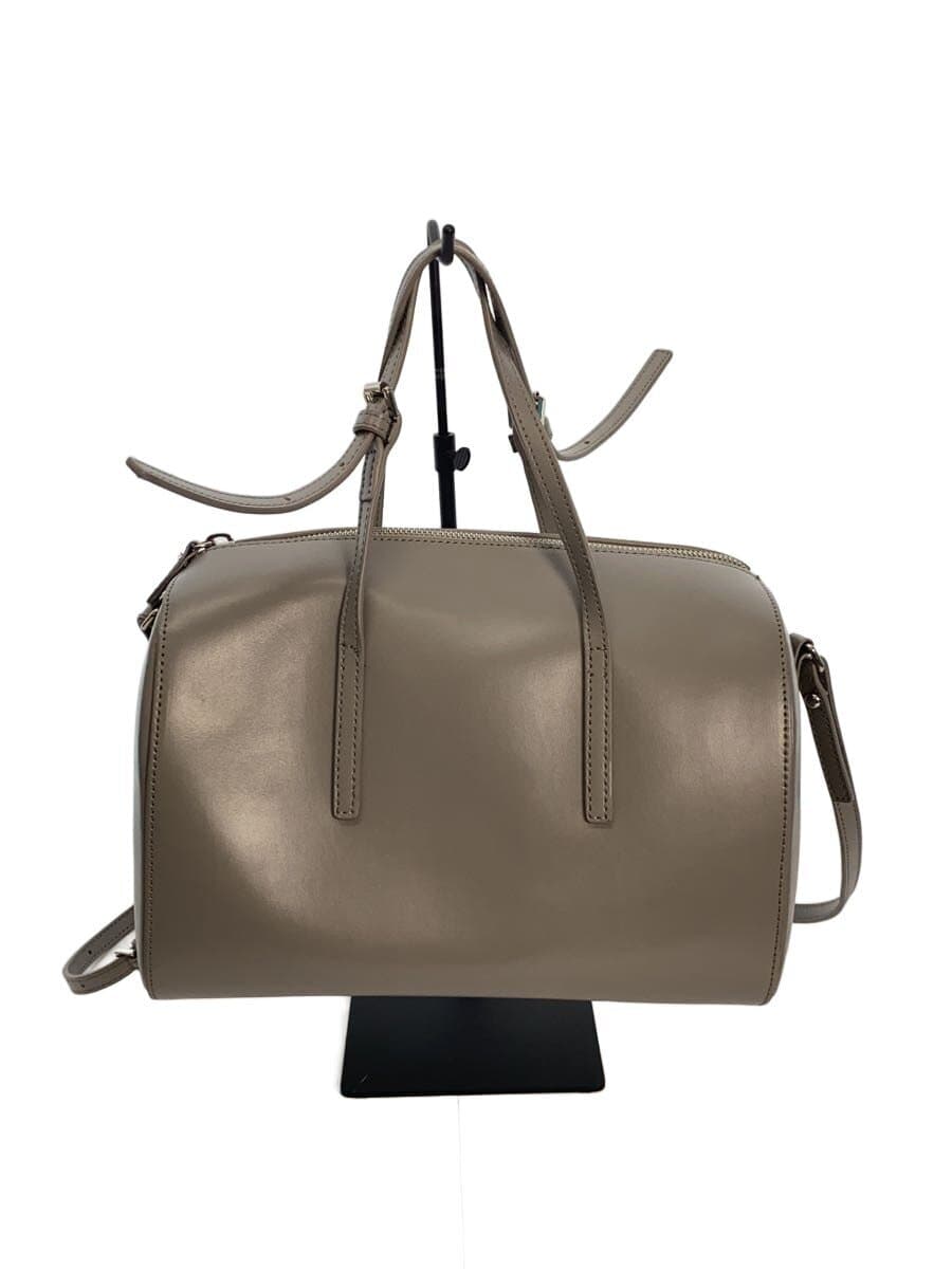 YAHKI Shoulder Bag Leather GRY 2-Way Bag Odor Considered