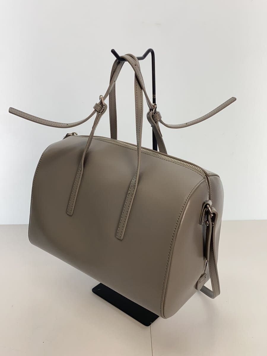 YAHKI Shoulder Bag Leather GRY 2-Way Bag Odor Considered 2