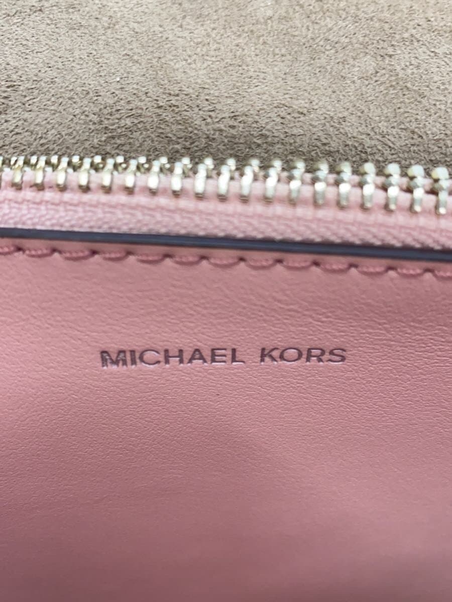 MICHAEL KORS Shoulder Bag Leather PNK 30S9S0EL2L With Wear 5