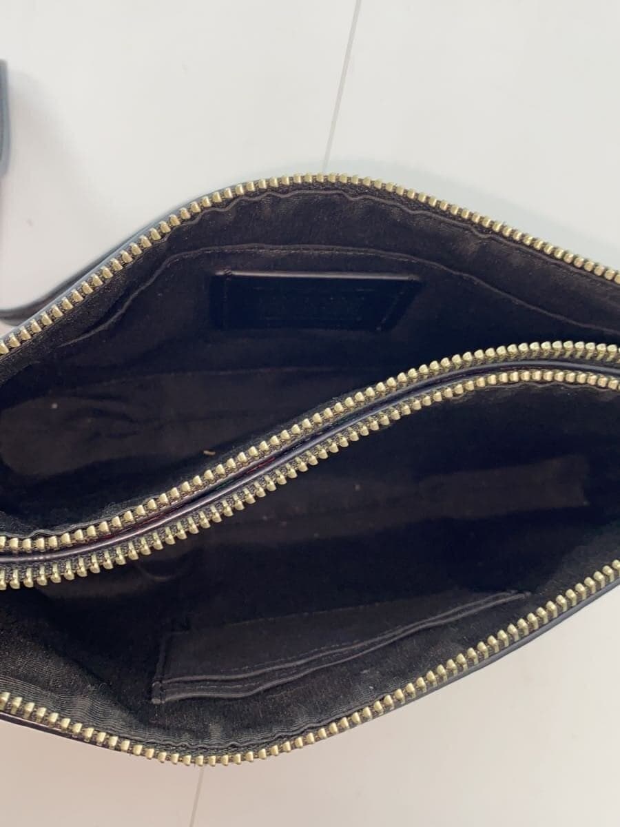 COACH Shoulder Bag PVC BLK Floral F57883 L1681 6