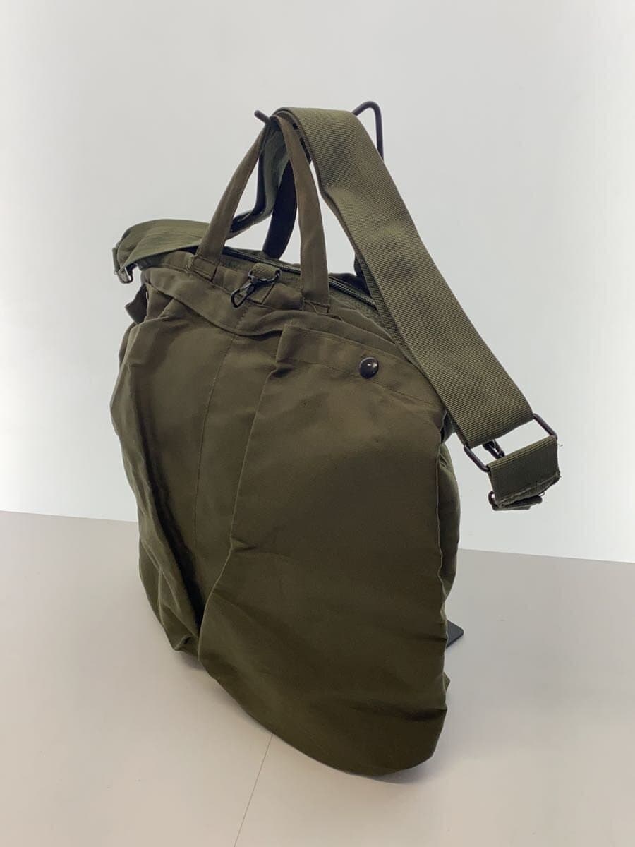 MILITARY bag. flyer's. helmet Helmet bag Nylon KHK Fraying present 2