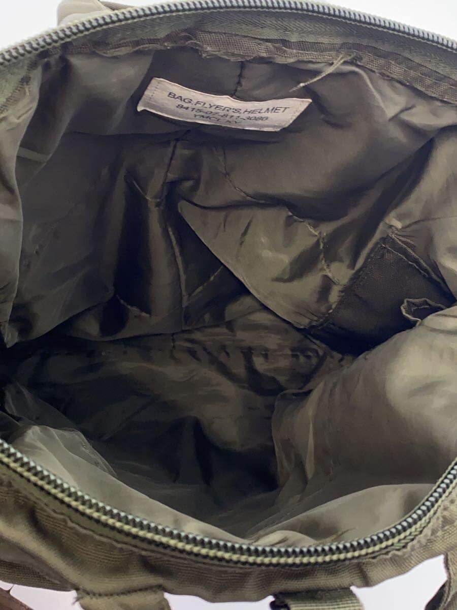 MILITARY bag. flyer's. helmet Helmet bag Nylon KHK Fraying present 6