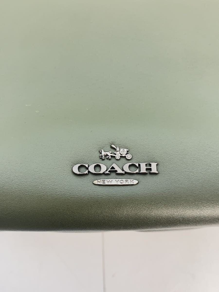 COACH Shoulder Bag Leather KHK 37905 5