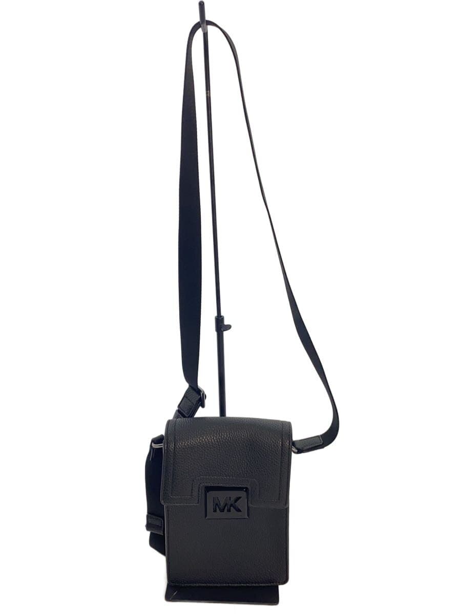 MICHAEL KORS Shoulder Bag Leather Black Solid Color LI-2306