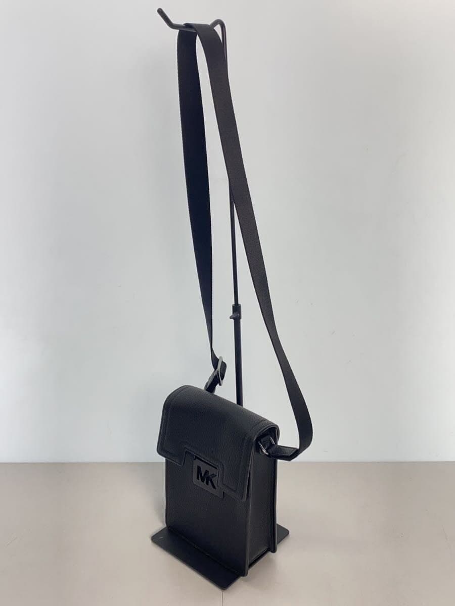 MICHAEL KORS Shoulder Bag Leather Black Solid Color LI-2306 2