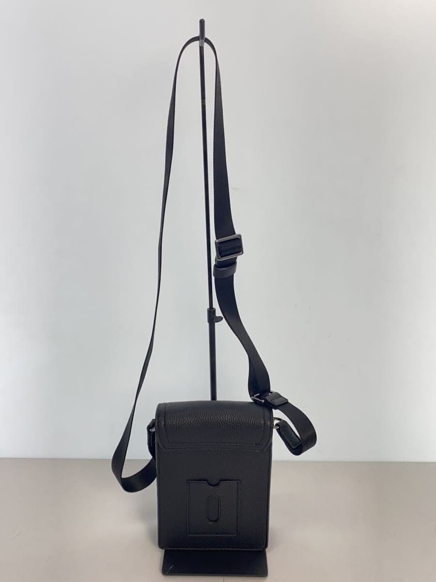MICHAEL KORS Shoulder Bag Leather Black Solid Color LI-2306 3