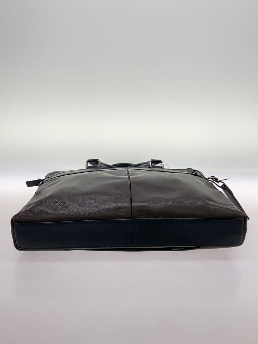 TUMI Briefcase Leather BRW Solid 4