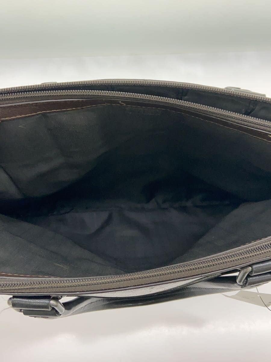 TUMI Briefcase Leather BRW Solid 6