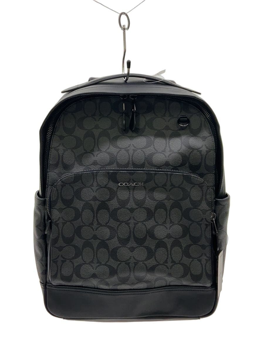 COACH Backpack BLK All Over Pattern C2935
