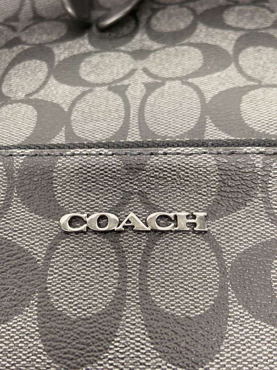 COACH Backpack BLK All Over Pattern C2935 5