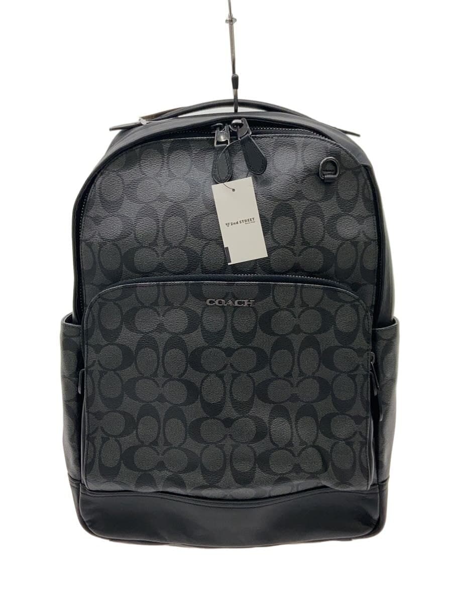 COACH Backpack BLK All Over Pattern C2935