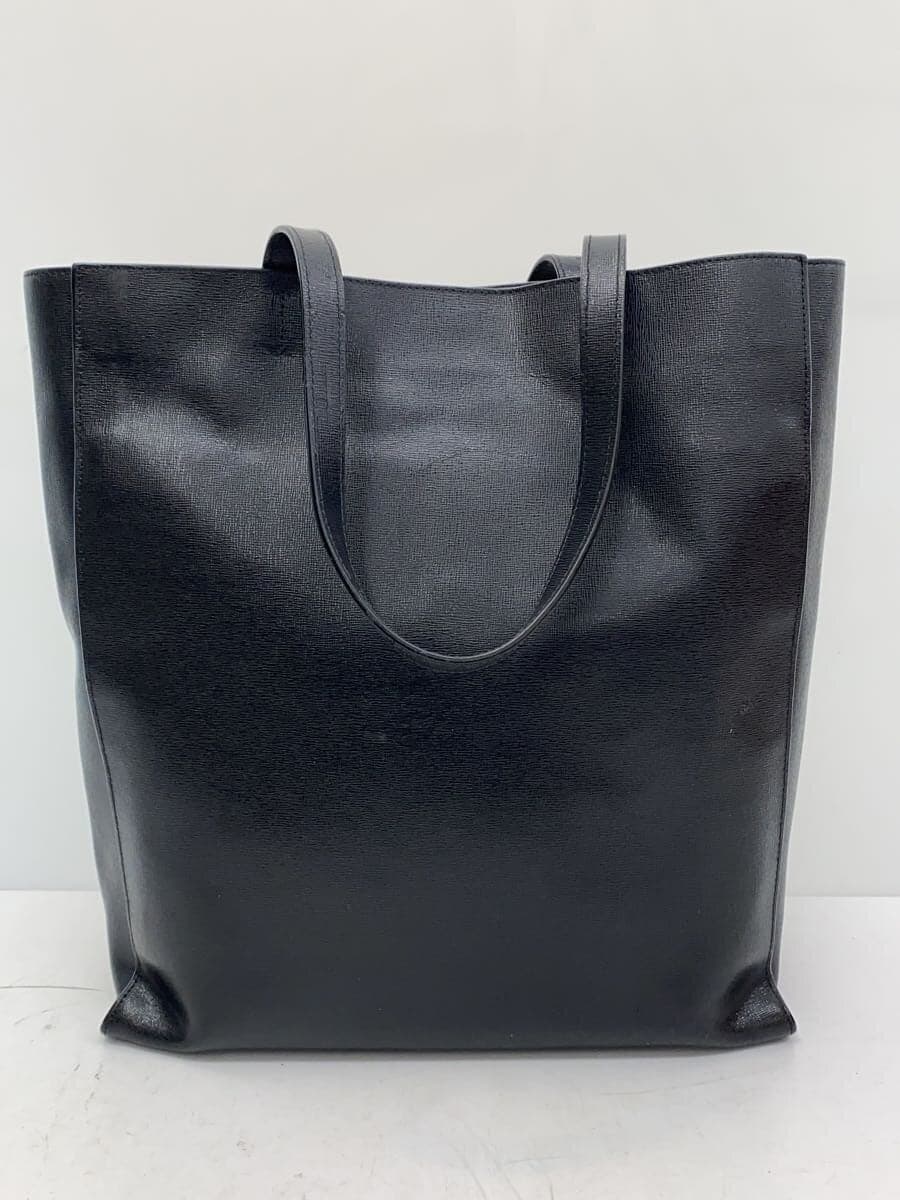 FURLA Tote Bag Leather BLK Solid 3