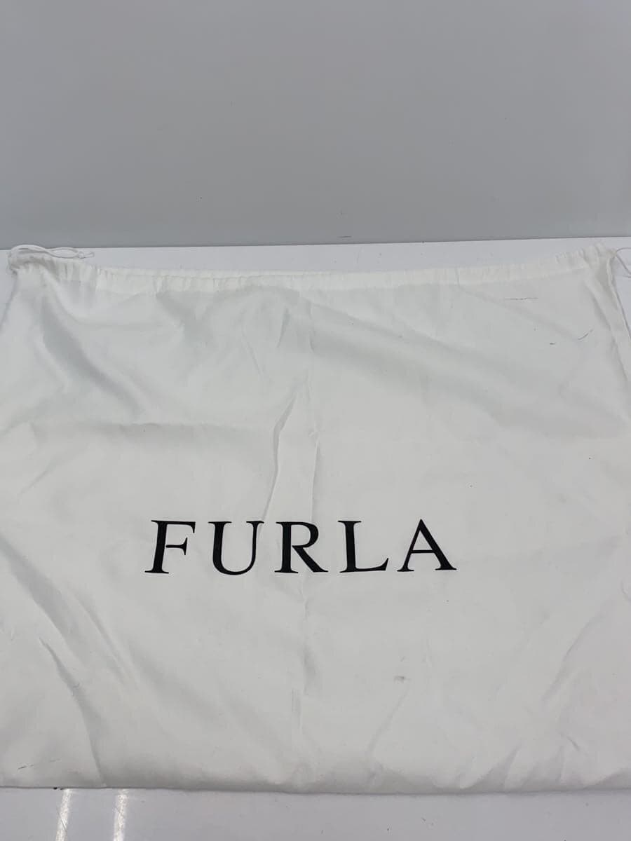 FURLA Tote Bag Leather BLK Solid 9