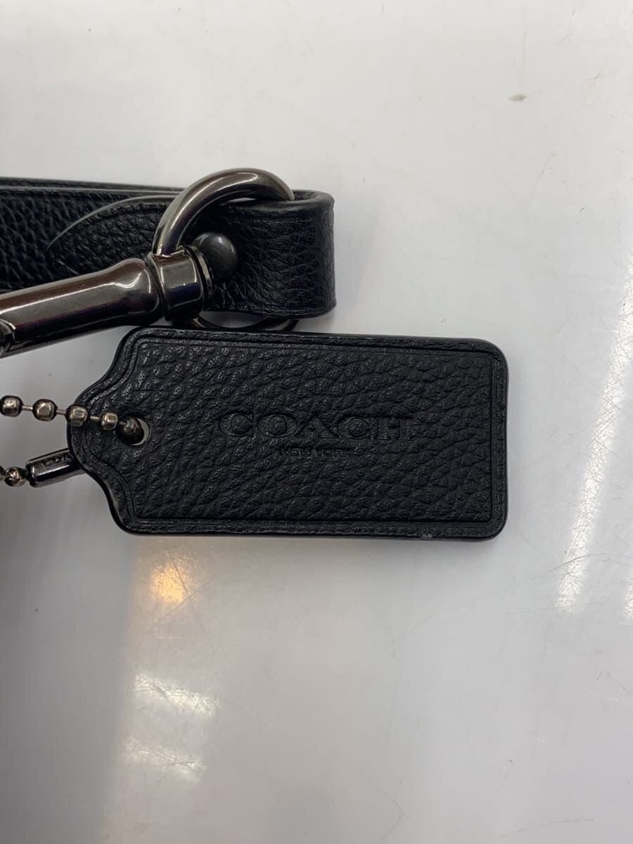 COACH bag Leather BLK 5