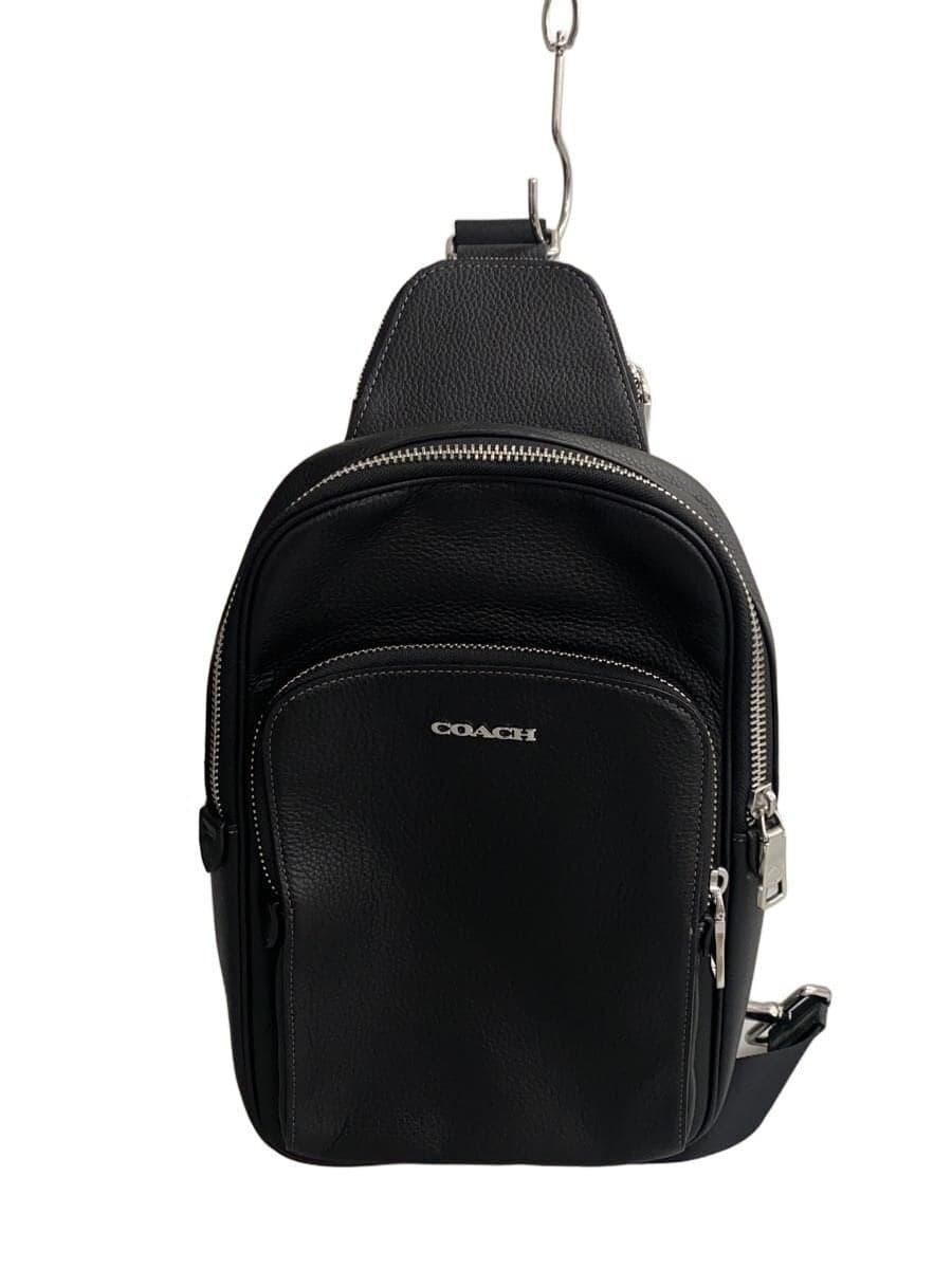 COACH Shoulder Bag Leather BLK CQ669