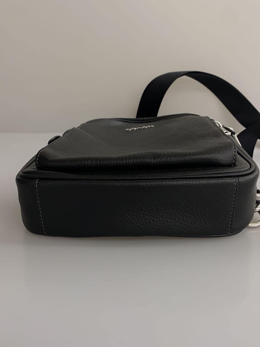 COACH Shoulder Bag Leather BLK CQ669 4