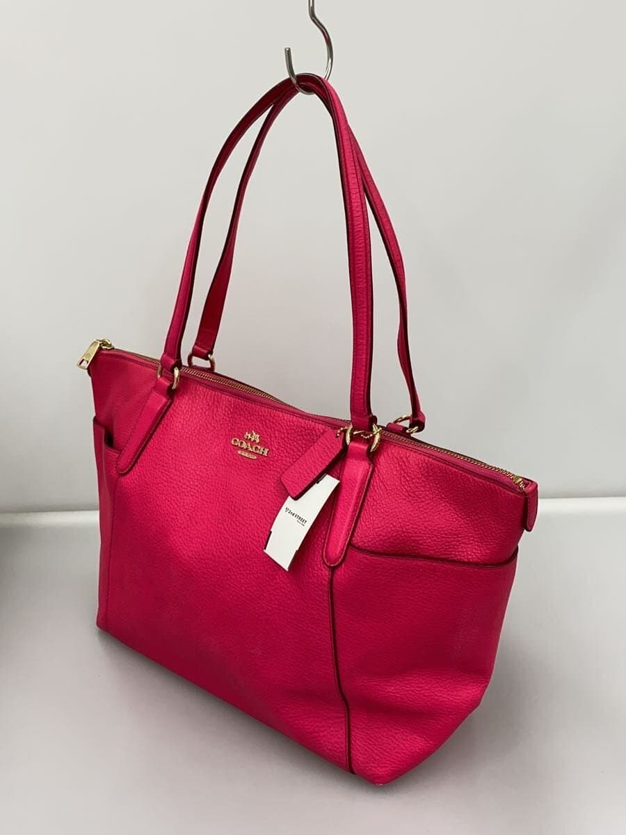 COACH Tote Bag PNK Solid 2