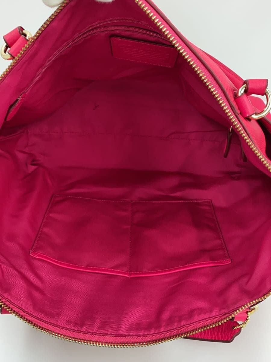 COACH Tote Bag PNK Solid 6