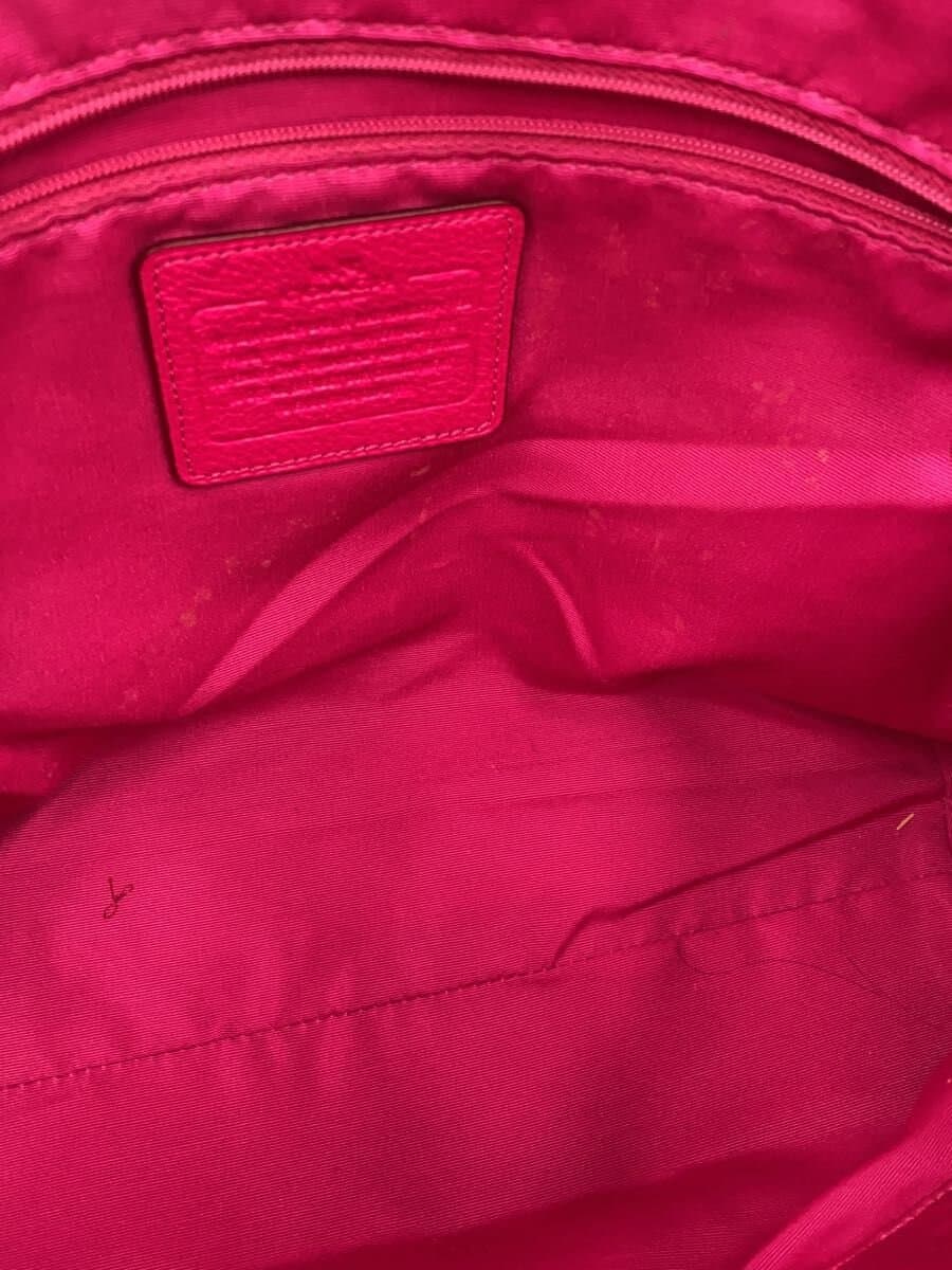 COACH Tote Bag PNK Solid 7