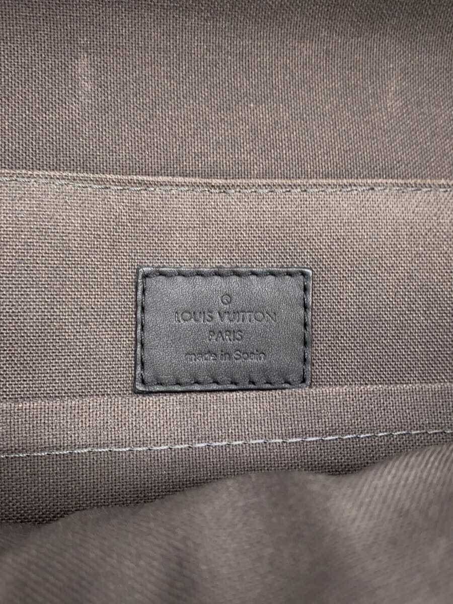 LOUIS VUITTON District MM_ Damier Améthyste Leather BLK N41284 5