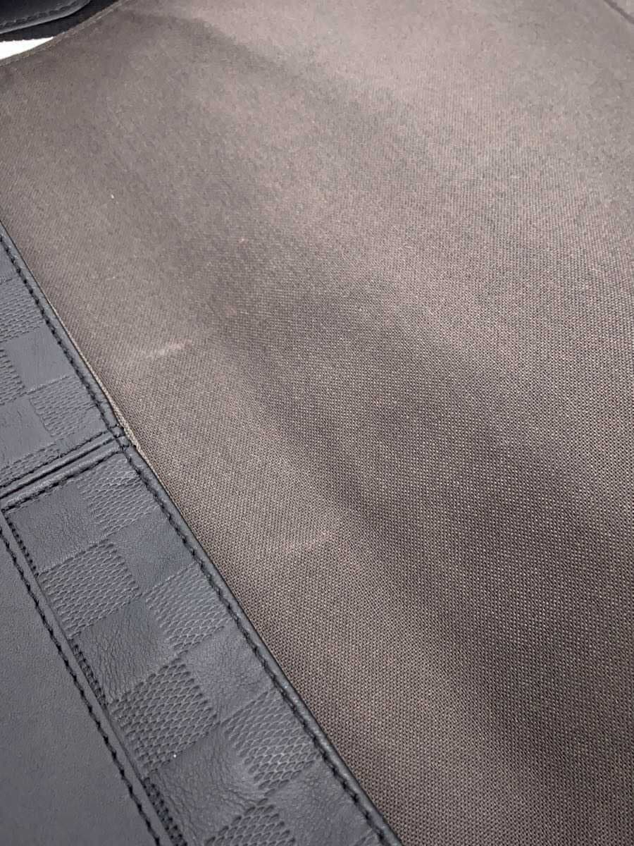 LOUIS VUITTON District MM_ Damier Améthyste Leather BLK N41284 8