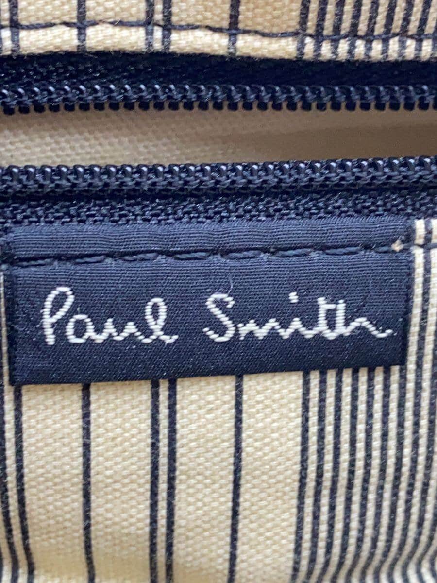 Paul Smith Shoulder Bag Canvas BEG Solid 5
