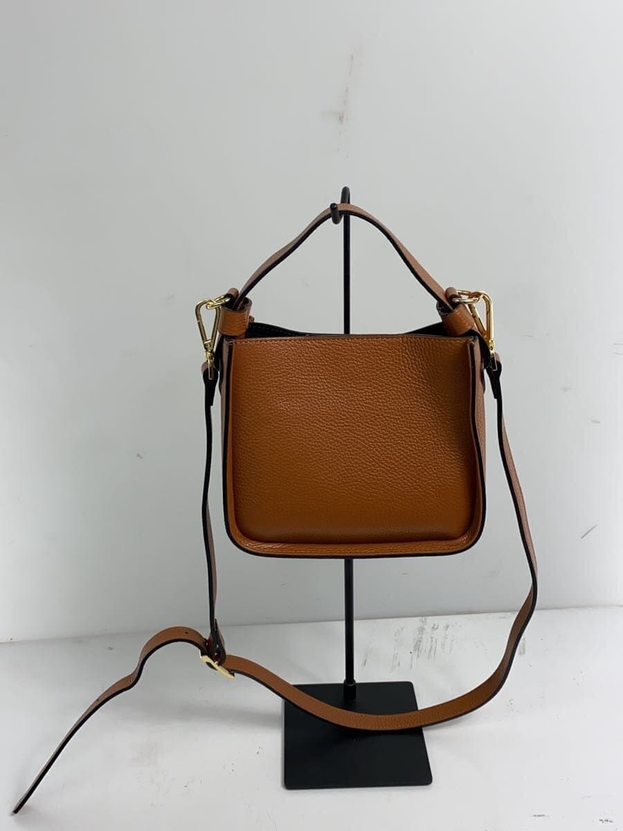 allureville Shoulder Bag Leather BRW Solid 3