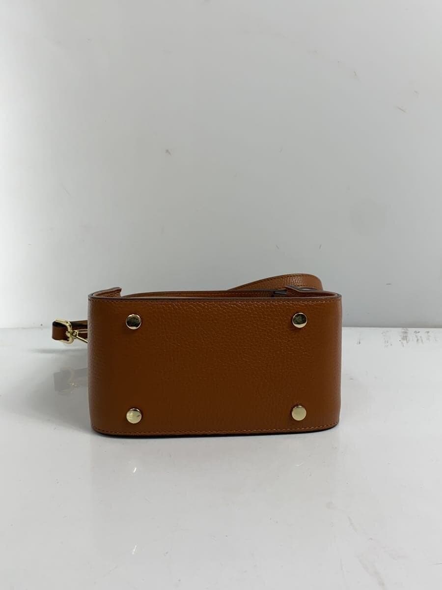 allureville Shoulder Bag Leather BRW Solid 4