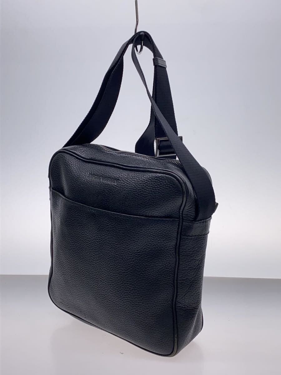 EMPORIO ARMANI Shoulder Bag Leather Black 2