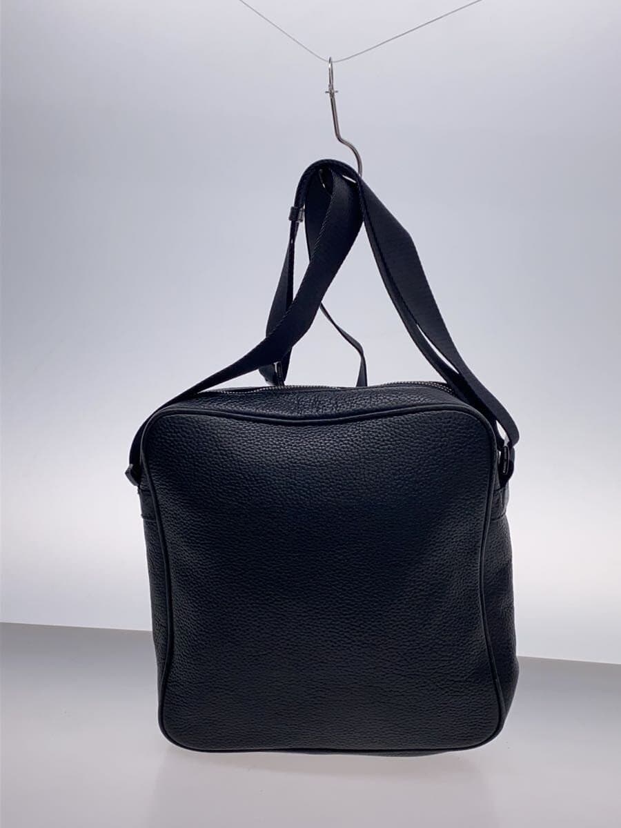 EMPORIO ARMANI Shoulder Bag Leather Black 3